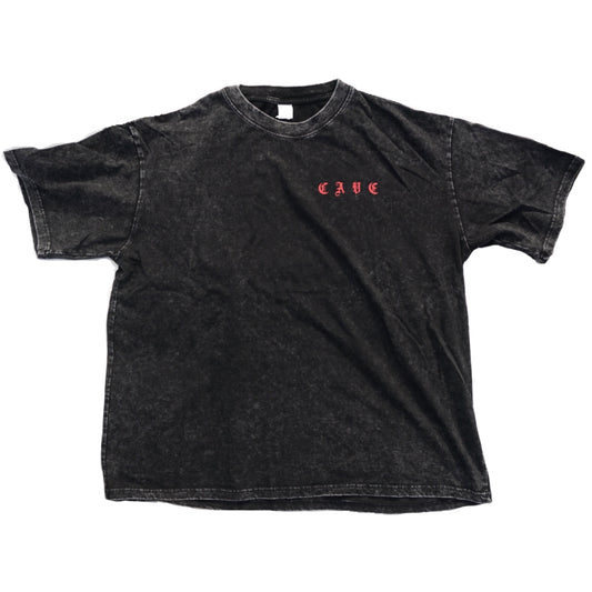 ROSE Wash T-Shirt - BLACK